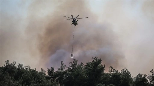 Yurdun çeşitli bölgelerindeki orman yangınlarına müdahaleler sürüyor