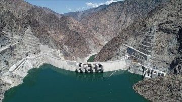 Yusufeli Barajı ve HES'te su yüksekliği 177 metreyi geçti