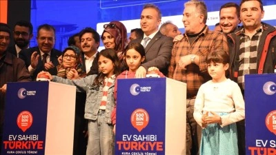 "Y&uuml;zyılın Konut Projesi" kapsamında Karaman'da yapılacak konutların kurası &ccedil;ekildi