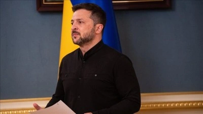 Zelenskiy, d&uuml;n hava saldırısı d&uuml;zenlenen Kiev'deki arama kurtarma &ccedil;alışmalarının s&uuml;rd&uuml;ğ&uuml;n&uuml; a&ccedil;ık