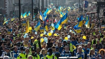 Zelenskiy'nin çağrısının ardından Londra'da 'Ukrayna'ya destek gösterisi' d