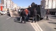 Zırhlı polis aracı devrildi: 3 polis ağır yaralı