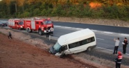 Zonguldak’ta minibüs ile otomobil çarpıştı: 1 yaralı
