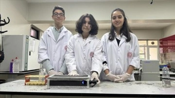 Zonguldak'ta lise öğrencileri balık kılçığından sudaki cıva iyonlarını tespit eden kit geliştir