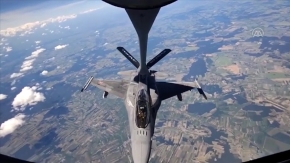 Türk Hava Kuvvetleri, 10 Polonya F-16 uçağına havada yakıt ikmali desteği sağladı