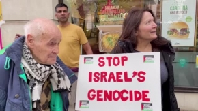 İngiltere’deki Yahudiler İsrail’in Mescid-i Aksa ve Gazze’ye yönelik saldırılarını protesto etti
