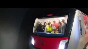 Keçirören Metrosu&#039;nda test sürüşü Başbakan Yıldırım&#039;dan