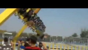 Lunaparktaki feci kaza kamerada
