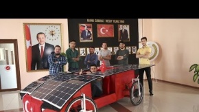 MYO Öğrencileri Güneş enerjili otomobil yaptı
